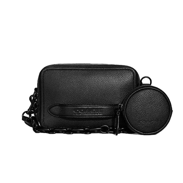 Coach Charter 19 Logo Print Double Layer Chain Wallet Charm Leather Camera Bag Handheld Shoulder Crossbody Bag Small Men bags Black C6293-BLK Basic Set (Bag+Dust Bag)
Coach Charter 19 Logo Print Double Layer Chain Wallet Charm Leather Camera Bag Handheld Shoulder Crossbody Bag Small Men bags Black C6293-BLK Basic Set (Bag+Dust Bag)