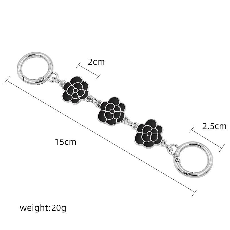 Удлинитель цепочки для сумки с цветами - Декоративный металлический удлинитель плечевого ремня для сумок для маджонга
Удлинитель цепочки для сумки с цветами - Декоративный металлический удлинитель плечевого ремня для сумок для маджонга