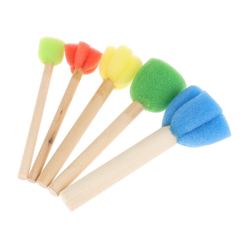 Toys Flower Drawing Toys Wooden Handle Sponge Brush Graffiti Paintbrush Sponge Stamp Brush
Toys Flower Drawing Toys Wooden Handle Sponge Brush Graffiti Paintbrush Sponge Stamp Brush