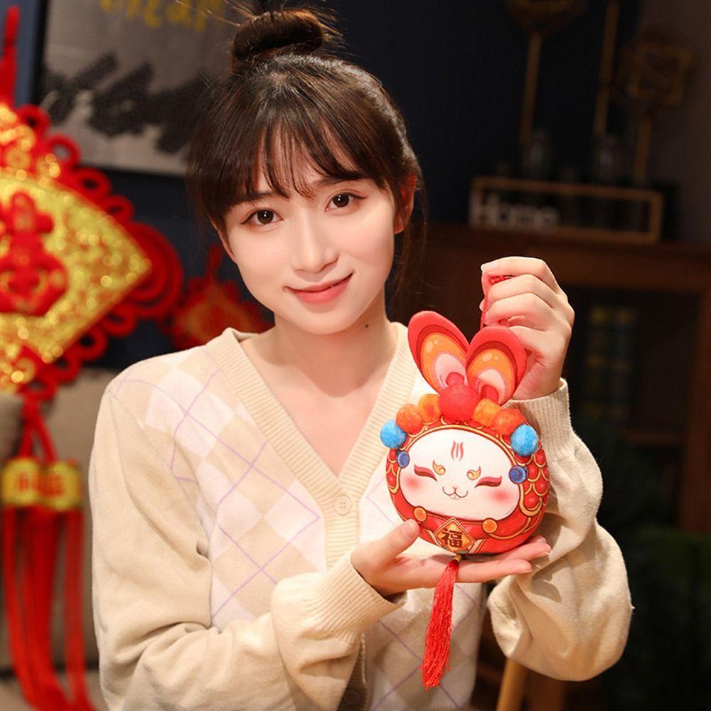 Keyrings Cartoon Plush Rabbit Home Decorations Mascot Key Chains Korean Soft Dolls Bag Pendants M-12cm
Keyrings Cartoon Plush Rabbit Home Decorations Mascot Key Chains Korean Soft Dolls Bag Pendants M-12cm