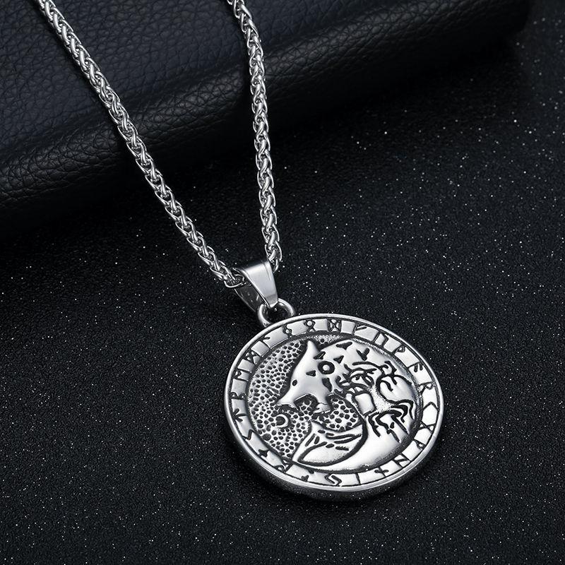 Megin D Нержавеющая сталь титан хип-хоп панк викинг голова волка тотем кулон воротник цепи ожерелье для мужчин женщин подарок ювелирные изделия 60cm
Megin D Нержавеющая сталь титан хип-хоп панк викинг голова волка тотем кулон воротник цепи ожерелье для мужчин женщин подарок ювелирные изделия 60cm