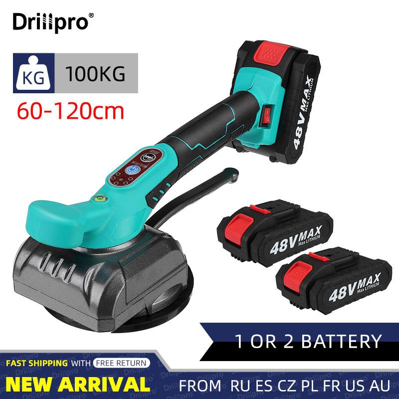 Drillpro 48 В плиточная машина электрическая настенная напольная плитка укладка вибрирующая увеличенная присоска устройство для укладки плитки электроинструмент
Drillpro 48 В плиточная машина электрическая настенная напольная плитка укладка вибрирующая увеличенная присоска устройство для укладки плитки электроинструмент