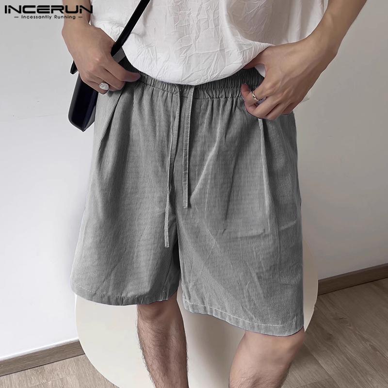 INCERUN Men Drawstring High Wiats Striped Print Casual Loose Cropped Pants Shorts S чёрный
INCERUN Men Drawstring High Wiats Striped Print Casual Loose Cropped Pants Shorts S чёрный