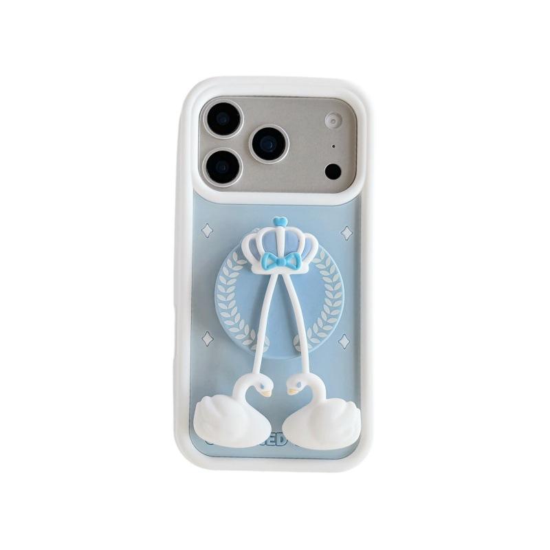 3D Swan Crown Pendant Phone Case for iPhone 16/15/17 Pro Max iPhone 13
3D Swan Crown Pendant Phone Case for iPhone 16/15/17 Pro Max iPhone 13