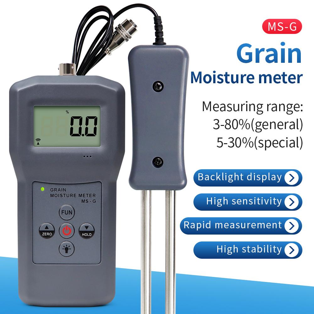 Вологомір зерна з підсвічуванням, детектор вмісту вологи 3-80%, портативний вологомір для пшениці, кукурудзи, сорго, гігрометр для зерна
Вологомір зерна з підсвічуванням, детектор вмісту вологи 3-80%, портативний вологомір для пшениці, кукурудзи, сорго, гігрометр для зерна