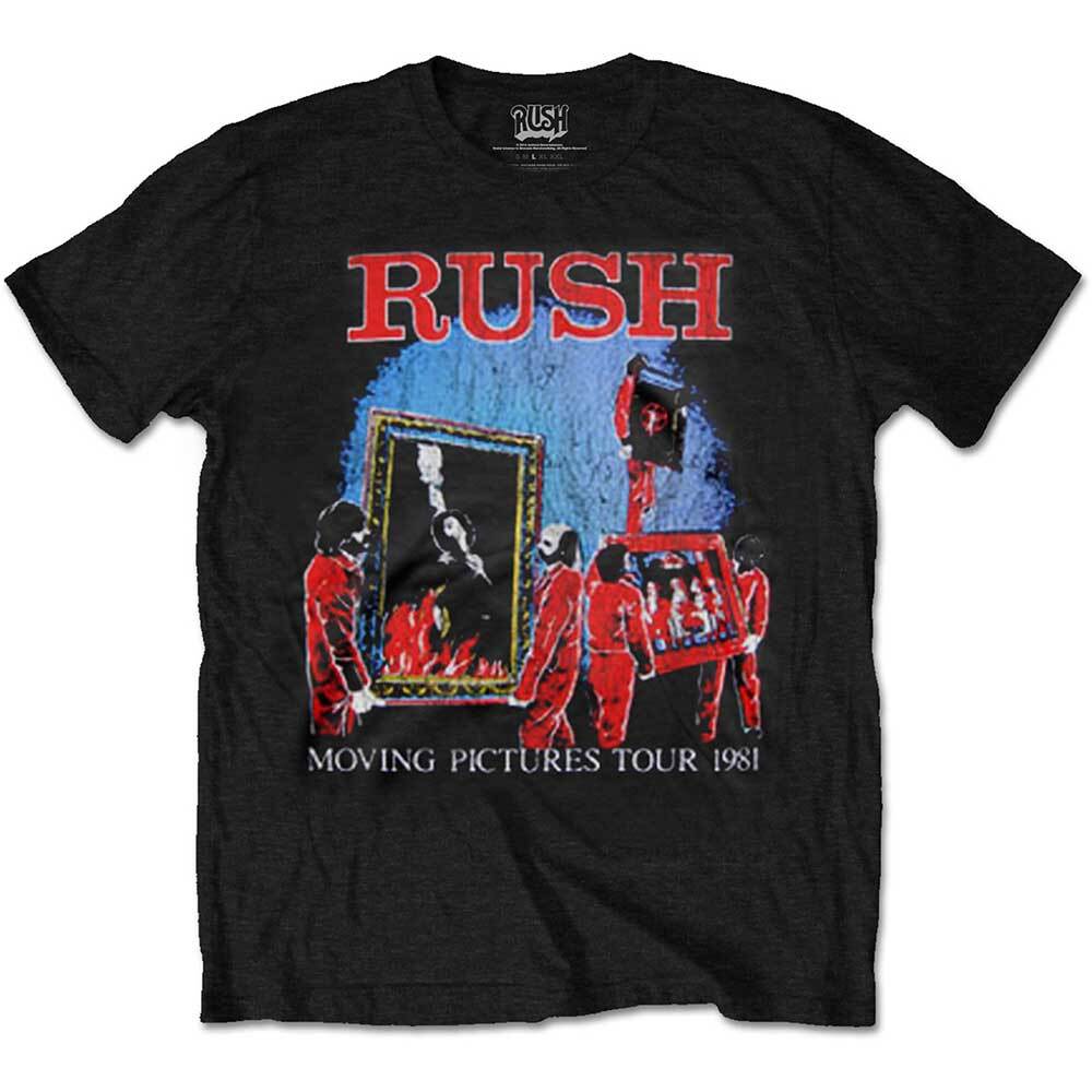 Rush T-Shirt Moving Pictures Tour Official Black New 2XL
Rush T-Shirt Moving Pictures Tour Official Black New 2XL