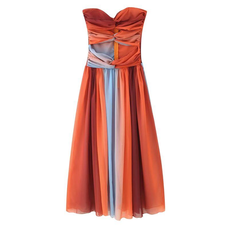 Kaslead New Arrival Women s Clothing Fashion Style Fashion Slim-Fitting Simple Print Chest Wrap Vacation Style Dress Multi-color L
Kaslead New Arrival Women s Clothing Fashion Style Fashion Slim-Fitting Simple Print Chest Wrap Vacation Style Dress Multi-color L