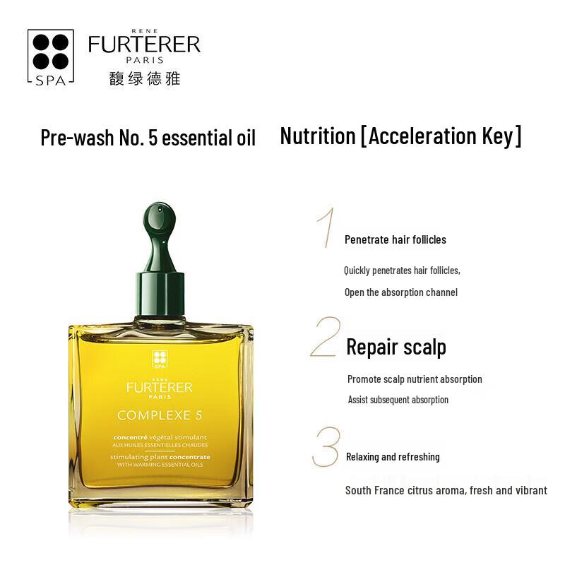 Rene Furterer COMPLEXE 5 Scalp Treatment Oil
Rene Furterer COMPLEXE 5 Scalp Treatment Oil