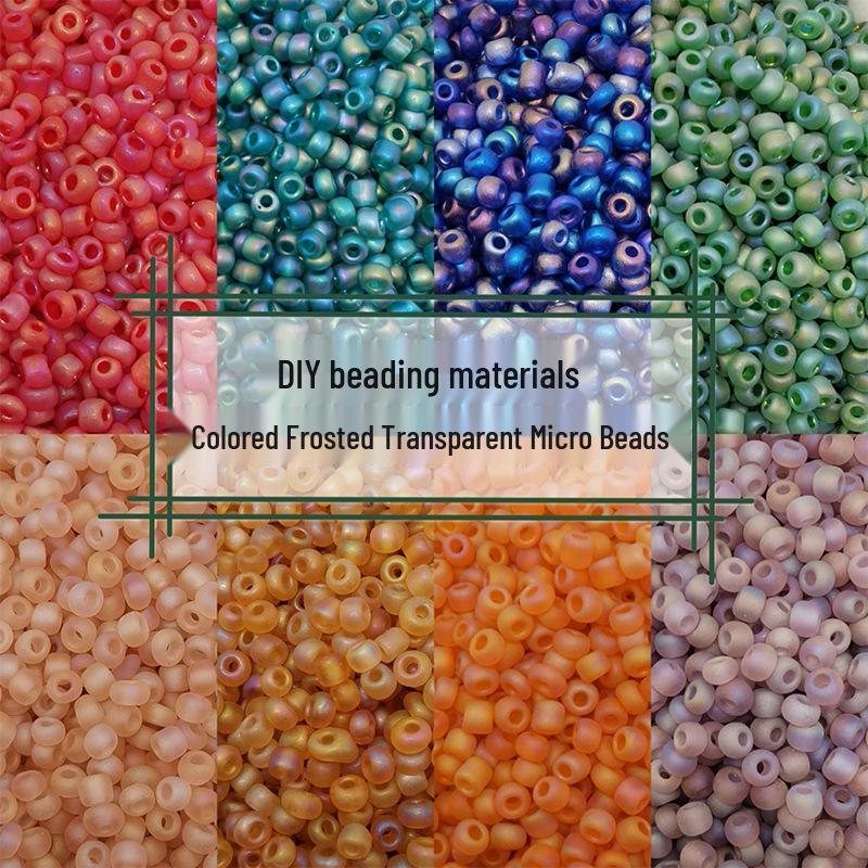 Premium 3mm Frosted AB Seed Beads for Handmade DIY Jewelry 3mm/10g/approx. 350-400 beads
Premium 3mm Frosted AB Seed Beads for Handmade DIY Jewelry 3mm/10g/approx. 350-400 beads