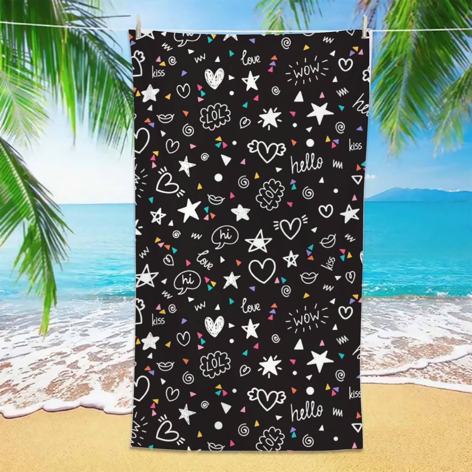 1PC Cartoon Black Beach Towel 3D Printed Microfiber Soft Water Absorbing Breathable Bath Towels Gift For Kids Beach Towels W40*H60(CM)
1PC Cartoon Black Beach Towel 3D Printed Microfiber Soft Water Absorbing Breathable Bath Towels Gift For Kids Beach Towels W40*H60(CM)