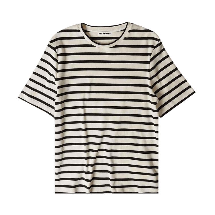 Jil Sander Plus Striped Back Logo T-Shirt Natural/Black Men Tops Cream J47GC0109-J46497-080 S
Jil Sander Plus Striped Back Logo T-Shirt Natural/Black Men Tops Cream J47GC0109-J46497-080 S