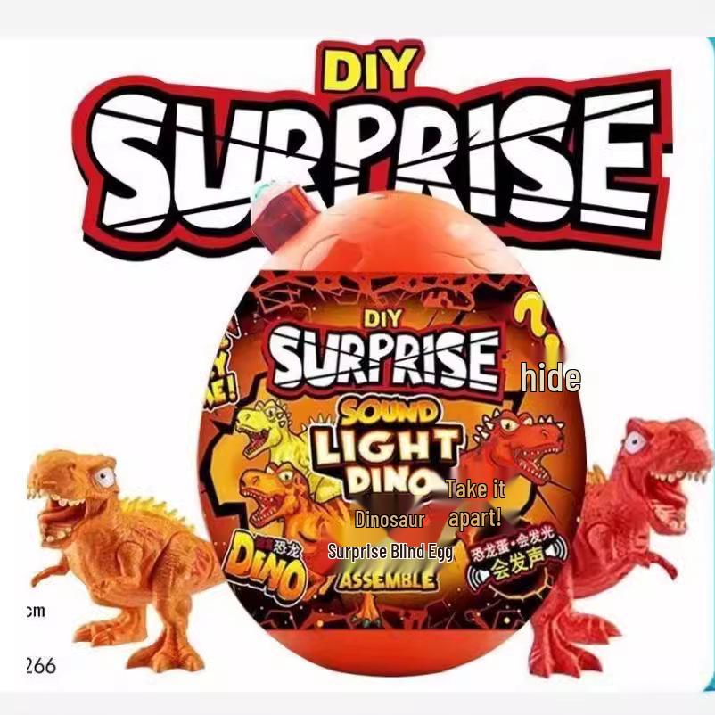 Huano Tiancheng Dinosaur Surprise Egg: Light-Up, Sound-Enabled DIY Tyrannosaurus Rex Unboxing Toy
Huano Tiancheng Dinosaur Surprise Egg: Light-Up, Sound-Enabled DIY Tyrannosaurus Rex Unboxing Toy