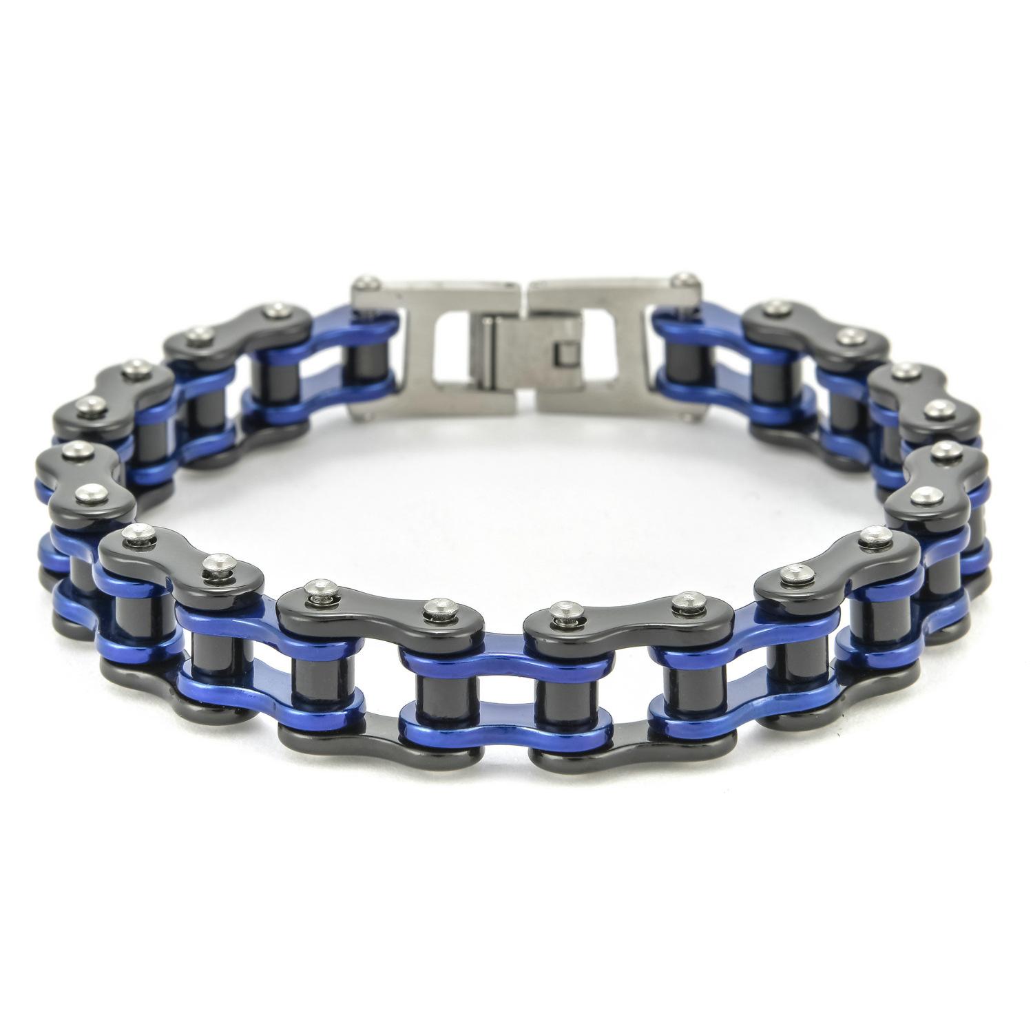 Punk Rock Biker 316L Stainless Steel Mens Bracelet Fashion Zircon Bike Bicycle Chain Jewellery Pulsera Hombre Acero Inoxidable
Punk Rock Biker 316L Stainless Steel Mens Bracelet Fashion Zircon Bike Bicycle Chain Jewellery Pulsera Hombre Acero Inoxidable