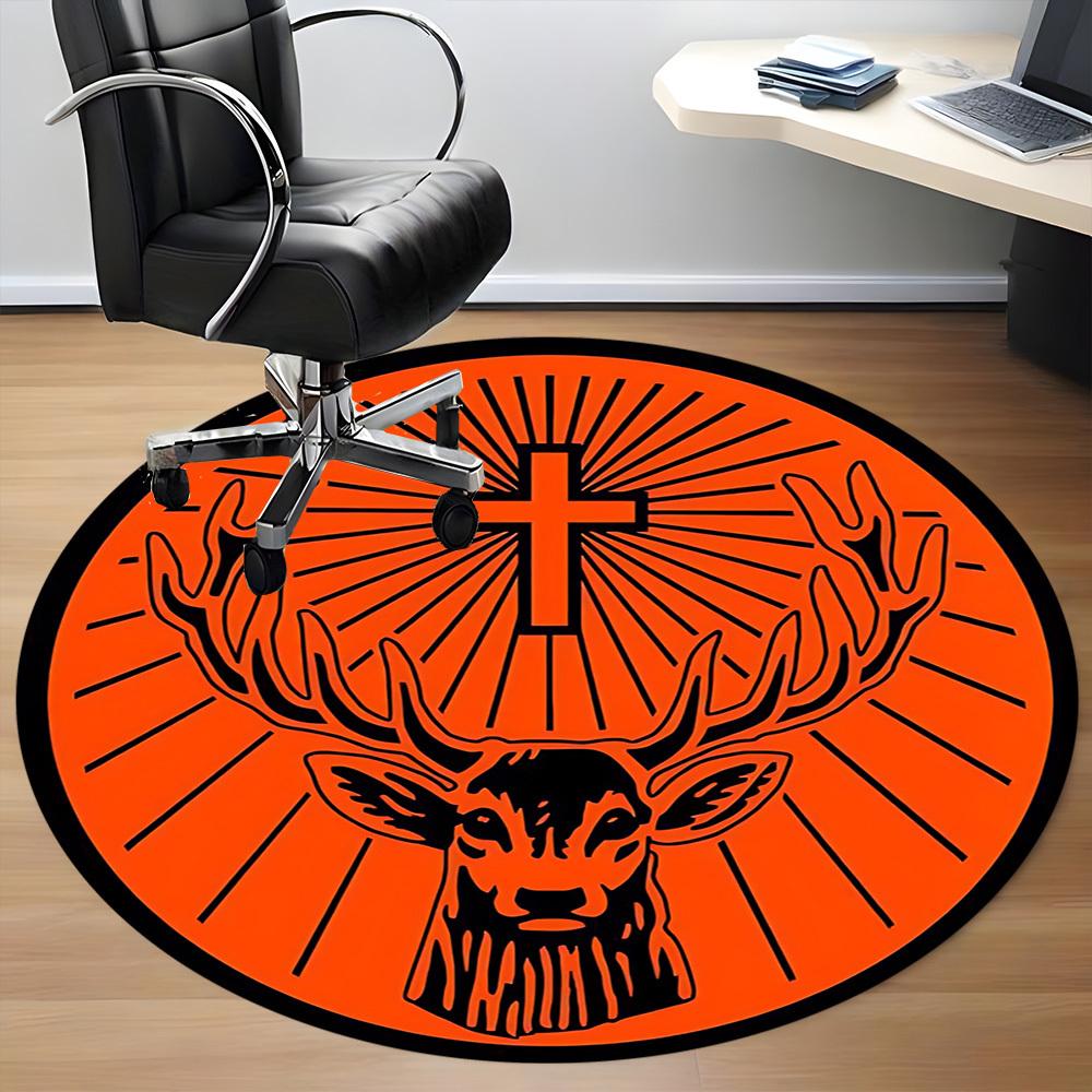 1PC Jaegermeister Office Round Rug, Non-slip, Soft and Durable Office Rug for Interior Decoration, Perfect for Office, Beautiful Decoration 120cm
1PC Jaegermeister Office Round Rug, Non-slip, Soft and Durable Office Rug for Interior Decoration, Perfect for Office, Beautiful Decoration 120cm