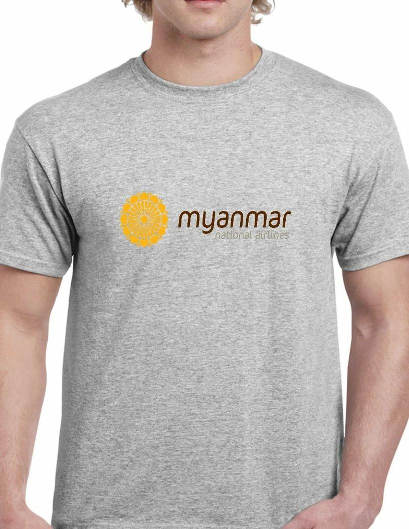 Myanmar National Airlines Travel Asia Tee Yellow Black Sport Gray Cotton T-Shirt M
Myanmar National Airlines Travel Asia Tee Yellow Black Sport Gray Cotton T-Shirt M