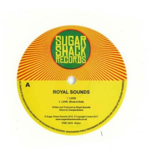 12inch Record ROYAL SOUNDS - Love; (Drub A Dub) (Coloured Vinyl) FOD121V Sugar Shack 2018 UK Reggae, Ska & Dub
12inch Record ROYAL SOUNDS - Love; (Drub A Dub) (Coloured Vinyl) FOD121V Sugar Shack 2018 UK Reggae, Ska & Dub