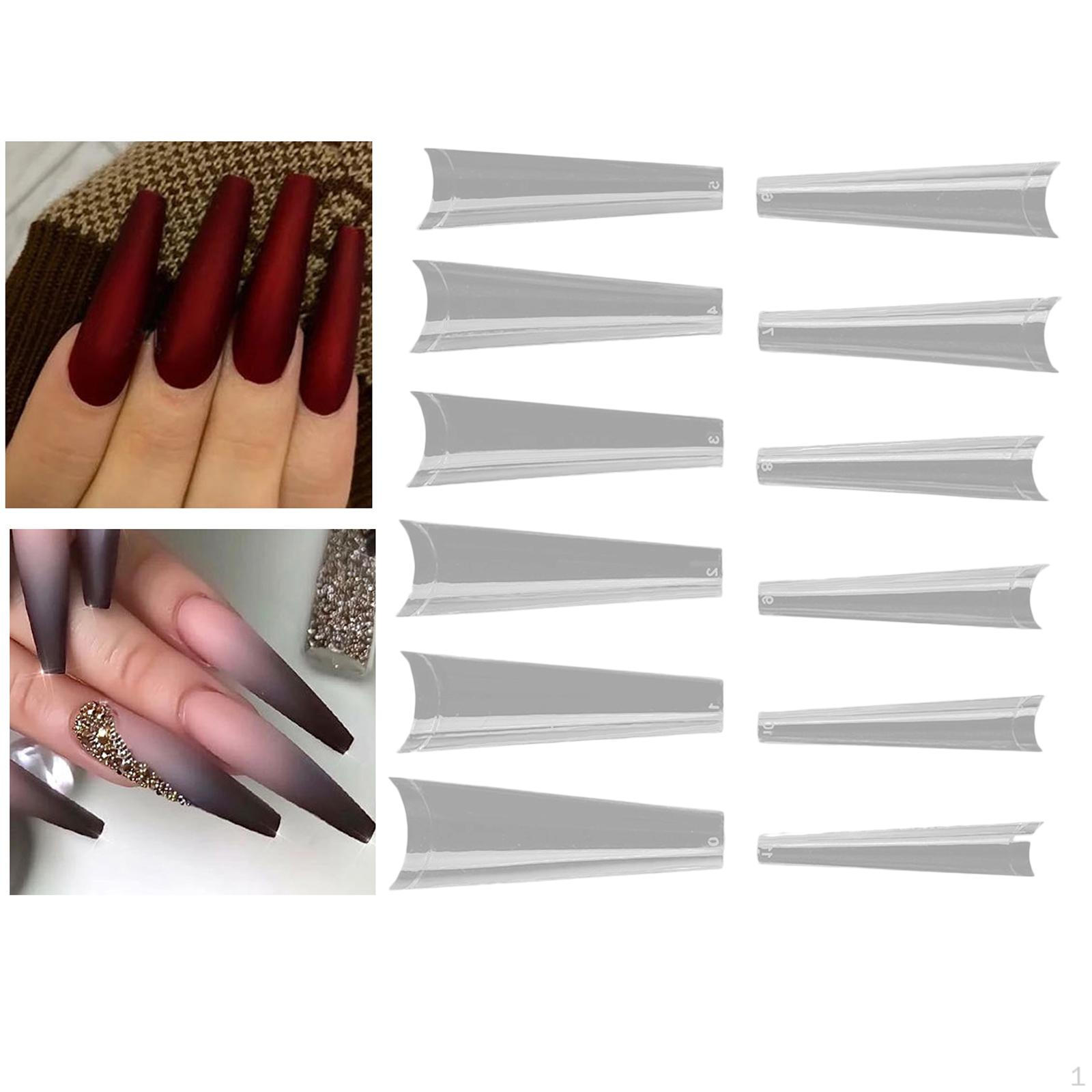 504 Pieces False Nails Tips for Acrylic Nails, Half Cover Nail Extension Tips, Square (12 Clear
504 Pieces False Nails Tips for Acrylic Nails, Half Cover Nail Extension Tips, Square (12 Clear