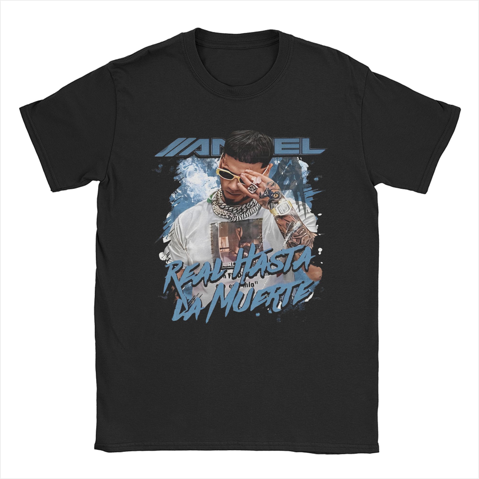 Men T-Shirts Rapper Anuel AA Funny Cotton Tee Shirt Short Sleeve Real Hasta La Muerte T Shirts Crew Neck Clothes Plus Size 4XL
Men T-Shirts Rapper Anuel AA Funny Cotton Tee Shirt Short Sleeve Real Hasta La Muerte T Shirts Crew Neck Clothes Plus Size 4XL