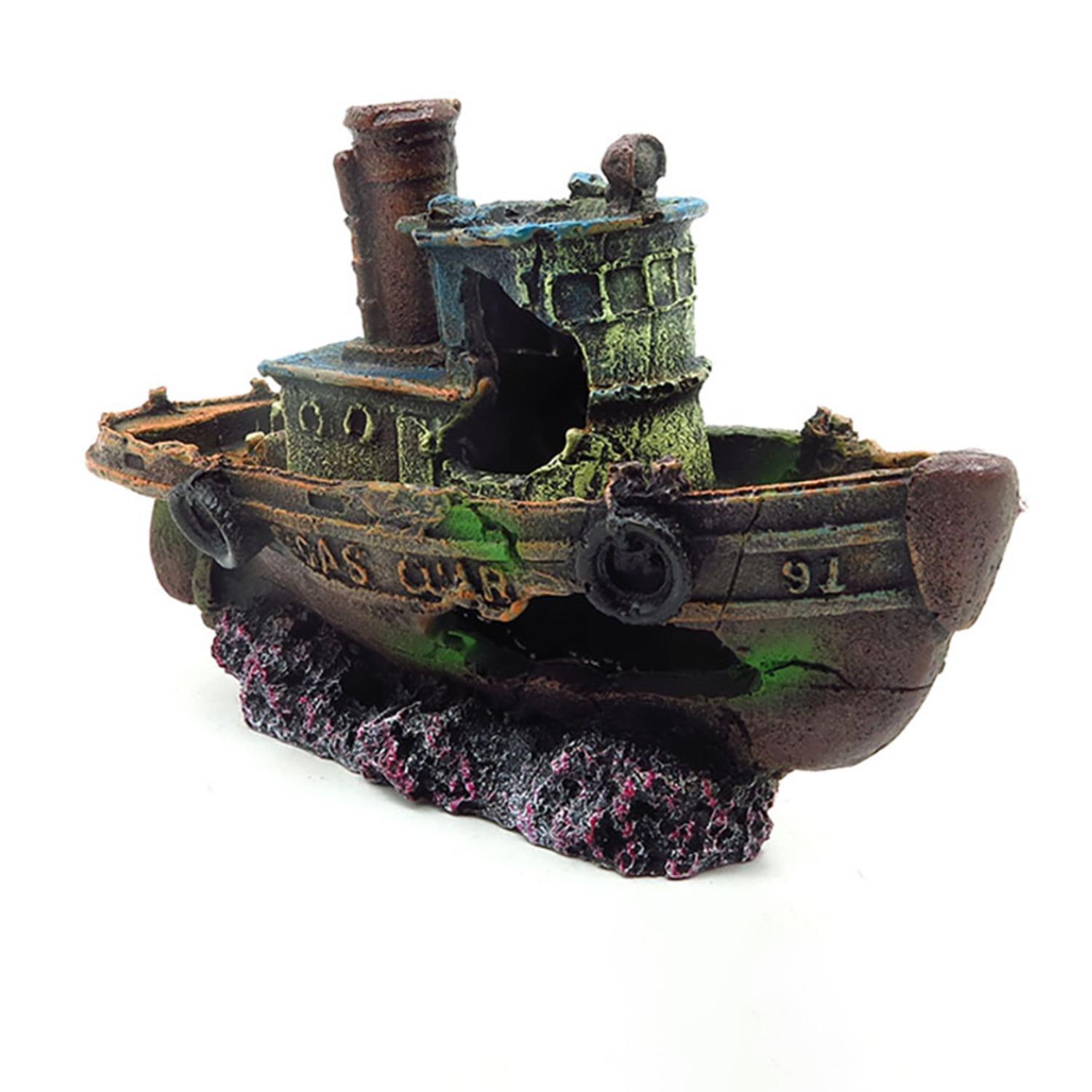 Aquarium scenery, sunken ship, broken ship wreck, aquatic scenery, fish and shrimp hiding ornaments, pirate ship, old ship
Aquarium scenery, sunken ship, broken ship wreck, aquatic scenery, fish and shrimp hiding ornaments, pirate ship, old ship