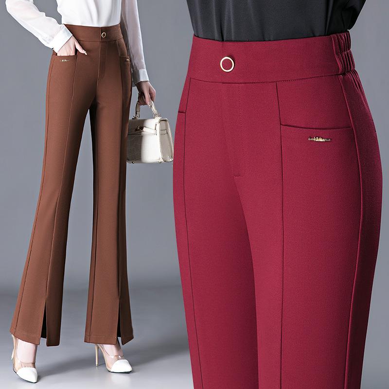 High-Waisted Stretch Slit Flare Pants for Women - 2025 Spring & Autumn Slimming Draping Casual Wear Size 31: 125-135 jin червоний
High-Waisted Stretch Slit Flare Pants for Women - 2025 Spring & Autumn Slimming Draping Casual Wear Size 31: 125-135 jin червоний