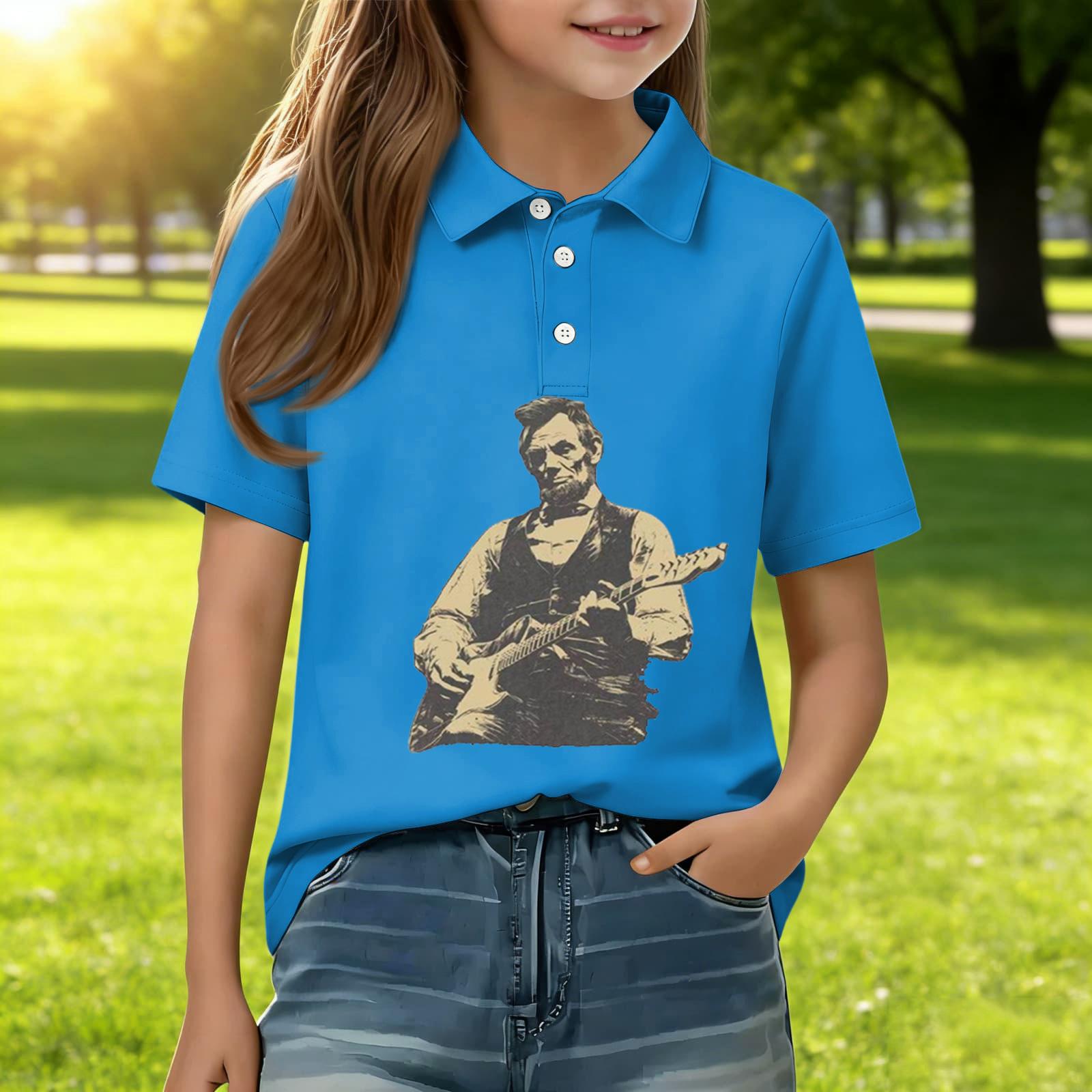 Kids Casual Short Sleeve Polo Shirt with Printed Graphic Design Lightweight Comfortable Fit for Everyday Wear 110 синий
Kids Casual Short Sleeve Polo Shirt with Printed Graphic Design Lightweight Comfortable Fit for Everyday Wear 110 синий