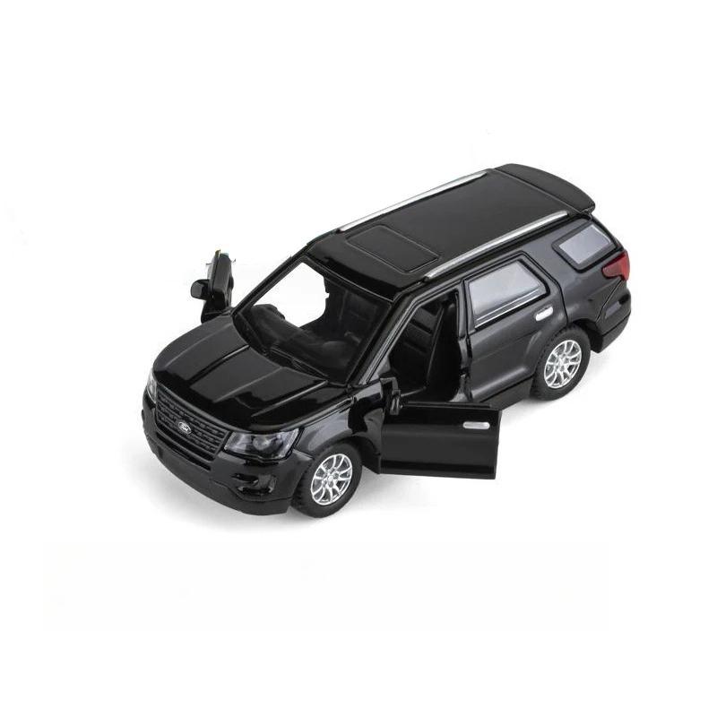 Новая модель автомобиля Ford Explorer 1/36 из сплава со звуком и светом, литые модели и игрушечные транспортные средства, игрушечные машинки, игрушки для детей, Коллекция, Подарки чёрный
Новая модель автомобиля Ford Explorer 1/36 из сплава со звуком и светом, литые модели и игрушечные транспортные средства, игрушечные машинки, игрушки для детей, Коллекция, Подарки чёрный