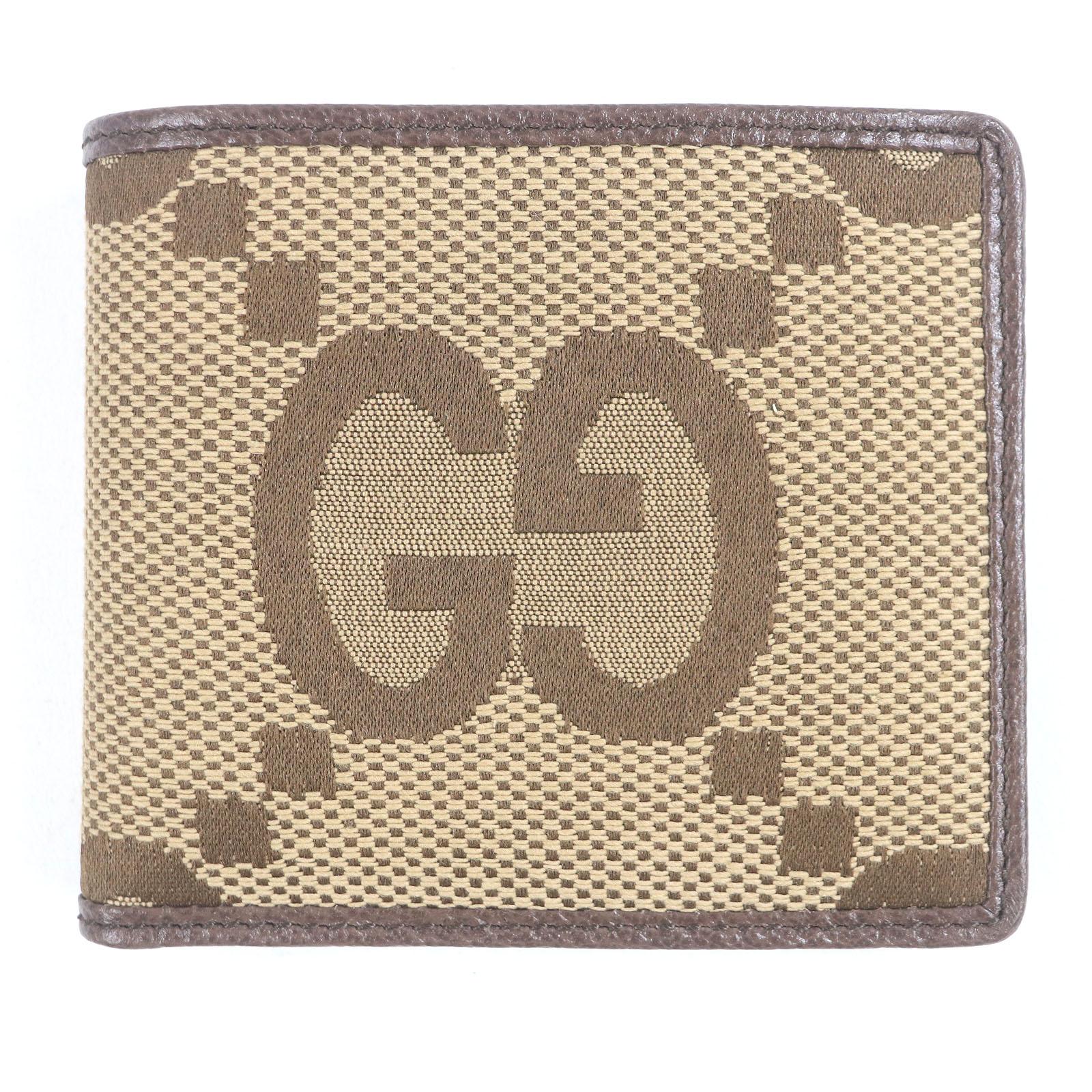 GUCCI Bifold Wallet Jumbo GG Compact Wallet Brown canvas mens 699308 Used
GUCCI Bifold Wallet Jumbo GG Compact Wallet Brown canvas mens 699308 Used