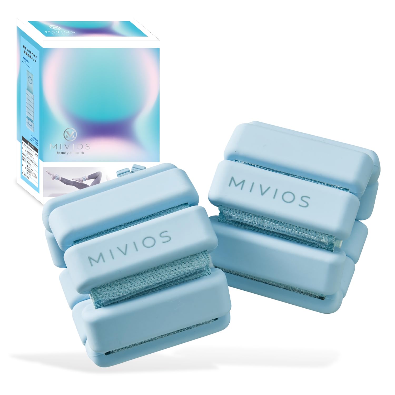 MIVIOS Power Ankle Set of Soft and Highly for Hip Leg Thigh and Weight and Strength Ice Blue Weights, 0.5kg, 2, Stretchy, Lifting, Sculpting,
MIVIOS Power Ankle Set of Soft and Highly for Hip Leg Thigh and Weight and Strength Ice Blue Weights, 0.5kg, 2, Stretchy, Lifting, Sculpting,
