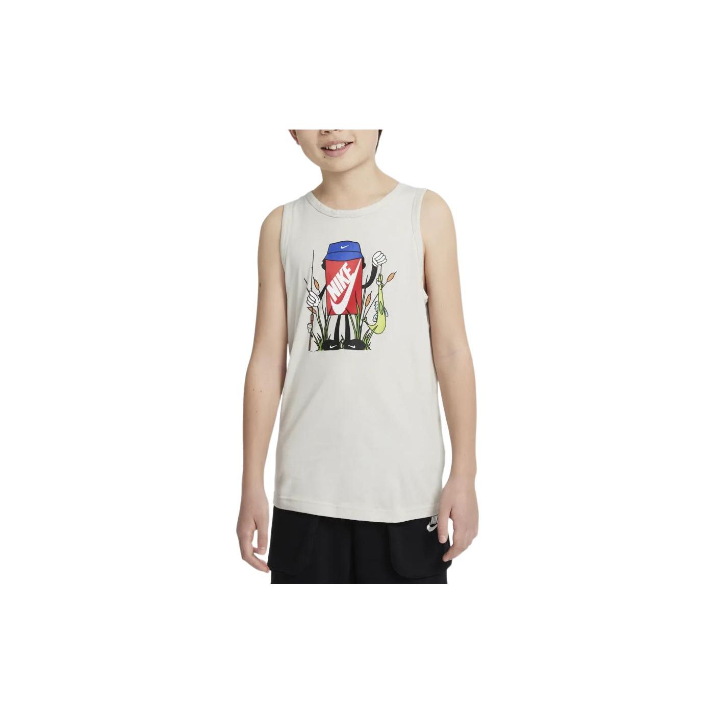 Nike Cartoon Shoe Box Letter Logo Print Round Neck Sports Casual Vest Kids tops Light-Bone DQ3848-072 L
Nike Cartoon Shoe Box Letter Logo Print Round Neck Sports Casual Vest Kids tops Light-Bone DQ3848-072 L