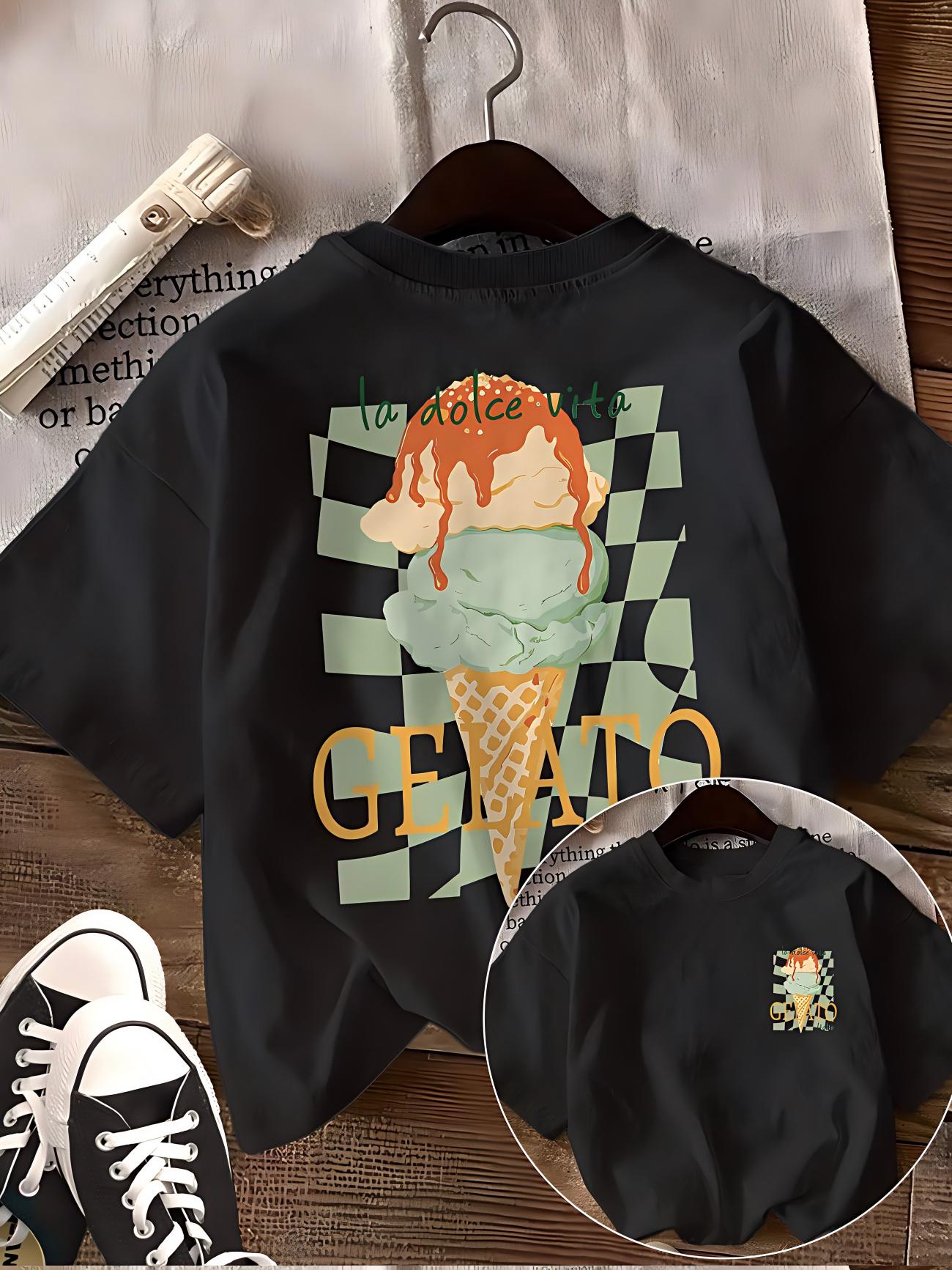 Funny La Dolce Vita Quote T-Shirt Women Cute Gelato Graphic Tee Summer Casual Short Sleeve Top Loose Fit Streetwear Fashion Tee XL
Funny La Dolce Vita Quote T-Shirt Women Cute Gelato Graphic Tee Summer Casual Short Sleeve Top Loose Fit Streetwear Fashion Tee XL