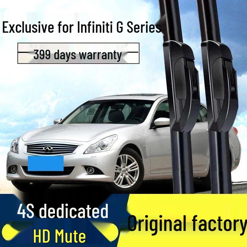 Frameless Wiper Blade for Infiniti G25, G35, G37 - Front Window Rubber Strip
Frameless Wiper Blade for Infiniti G25, G35, G37 - Front Window Rubber Strip