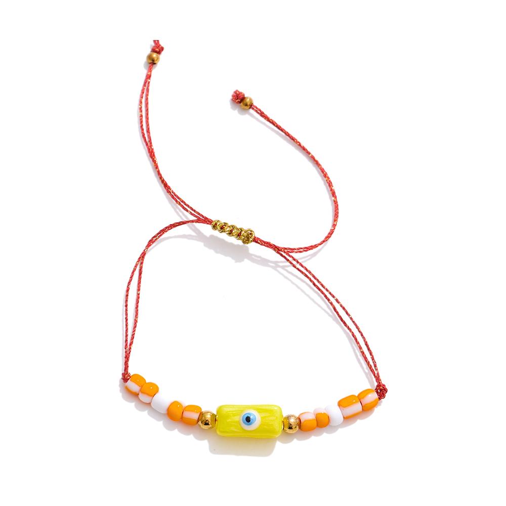 Yhpup Y2K Handmade Fashion Jewelry Rope Braided Beads Ceramic Eye Chain Adjustable Charm Bracelet Bangle Exquisite Jewelry Gift
Yhpup Y2K Handmade Fashion Jewelry Rope Braided Beads Ceramic Eye Chain Adjustable Charm Bracelet Bangle Exquisite Jewelry Gift