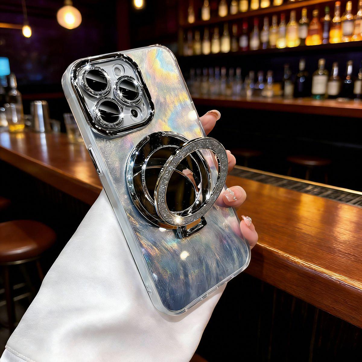 Small Glitter Stand Mirror for iPhone 16, 15 Pro Max, and 13 with Gauze Fur Ice Pattern Case iPhone 15
Small Glitter Stand Mirror for iPhone 16, 15 Pro Max, and 13 with Gauze Fur Ice Pattern Case iPhone 15
