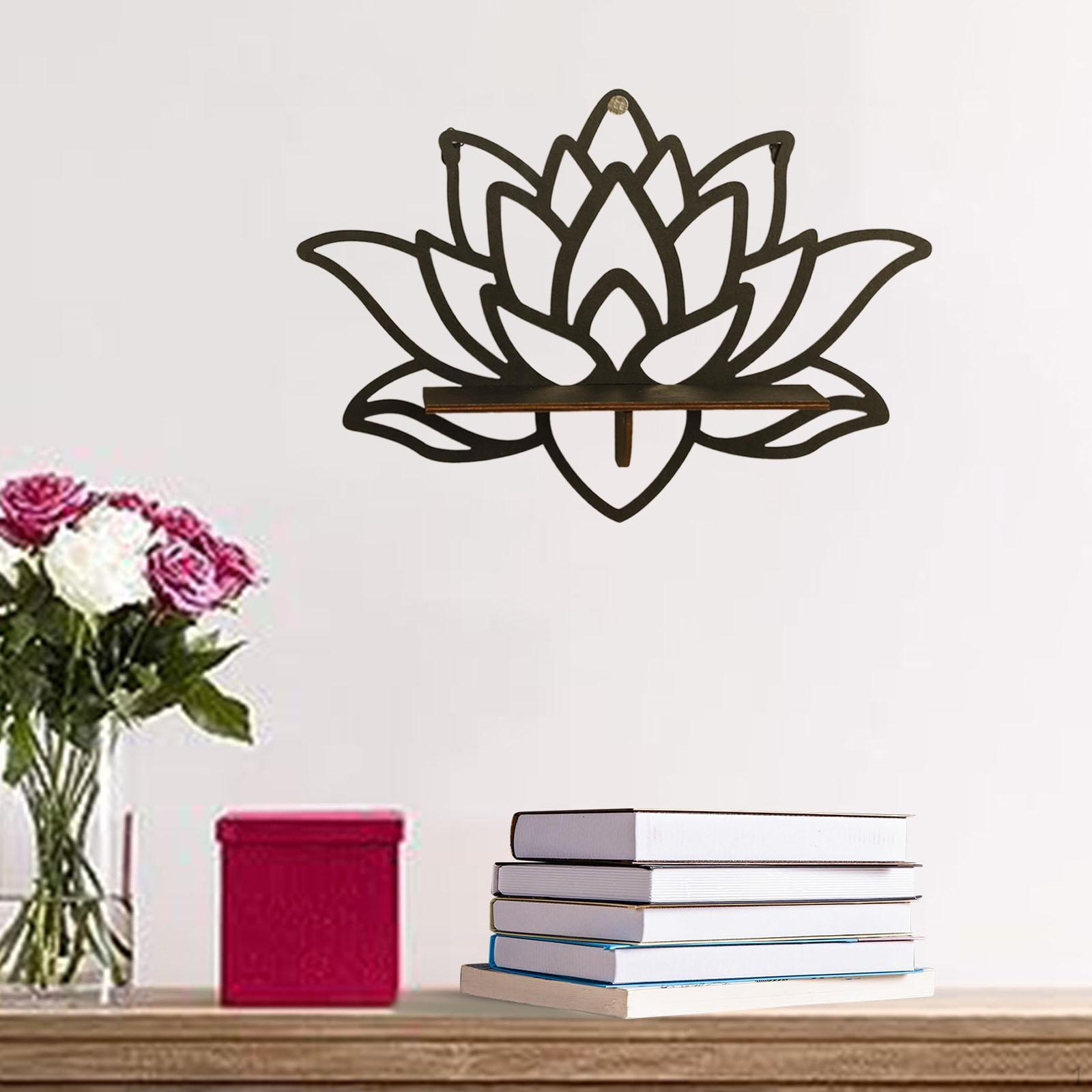 Floating Shelves Wall Hollow Lotus Plaque Wood Ornament Art Decor for Outdoor
Floating Shelves Wall Hollow Lotus Plaque Wood Ornament Art Decor for Outdoor