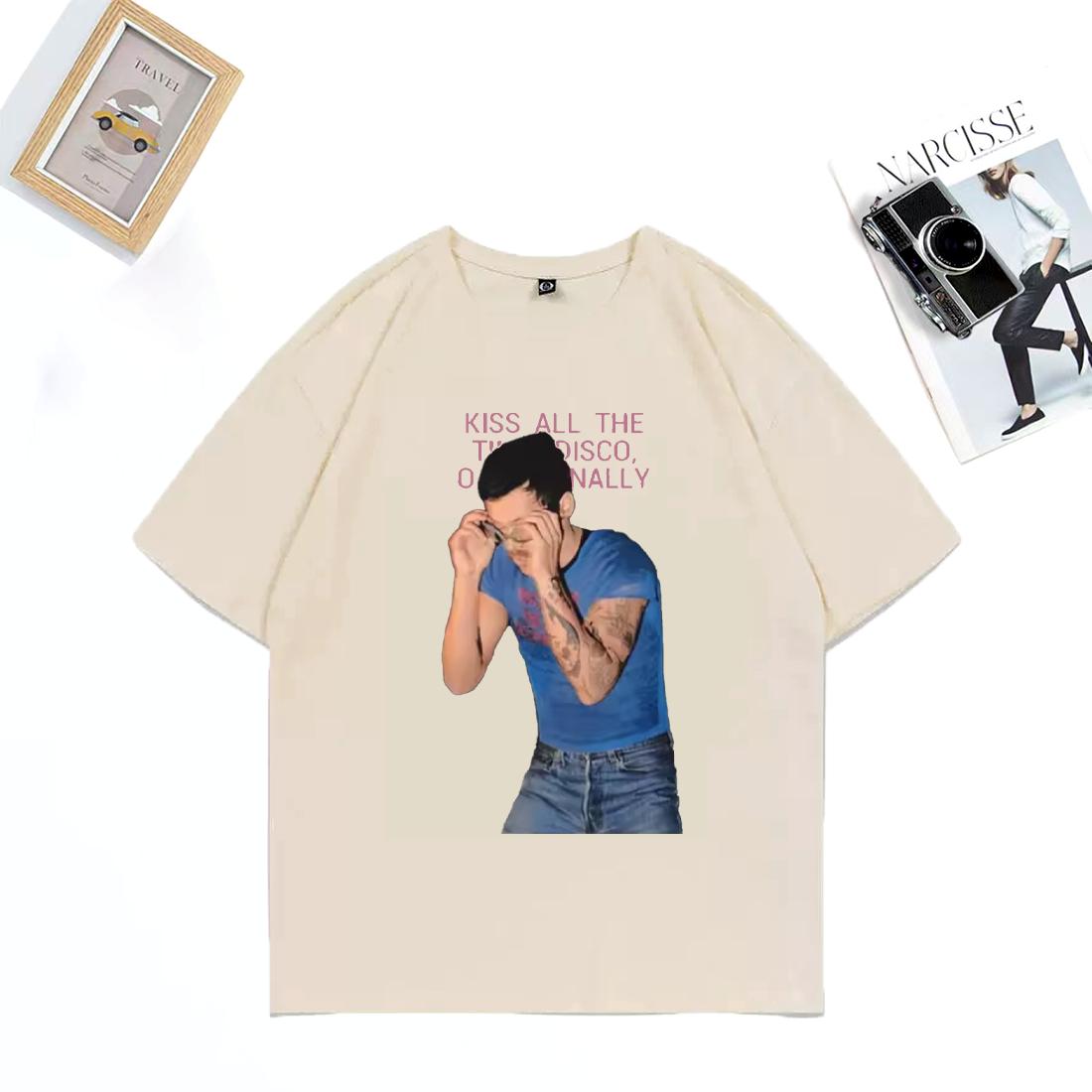 Harry Styles Kiss All the Time album vintage Tshirt Unisex WOMEN s Hip Hop streetwear short sleeve t shirt Cotton plus size tops S
Harry Styles Kiss All the Time album vintage Tshirt Unisex WOMEN s Hip Hop streetwear short sleeve t shirt Cotton plus size tops S