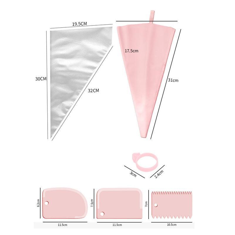 120Pcs Piping Tips Stainless Steel Set with 100 Disposable Icing Bags Cake Decorating Tools For Baking Homemade Desserts
120Pcs Piping Tips Stainless Steel Set with 100 Disposable Icing Bags Cake Decorating Tools For Baking Homemade Desserts
