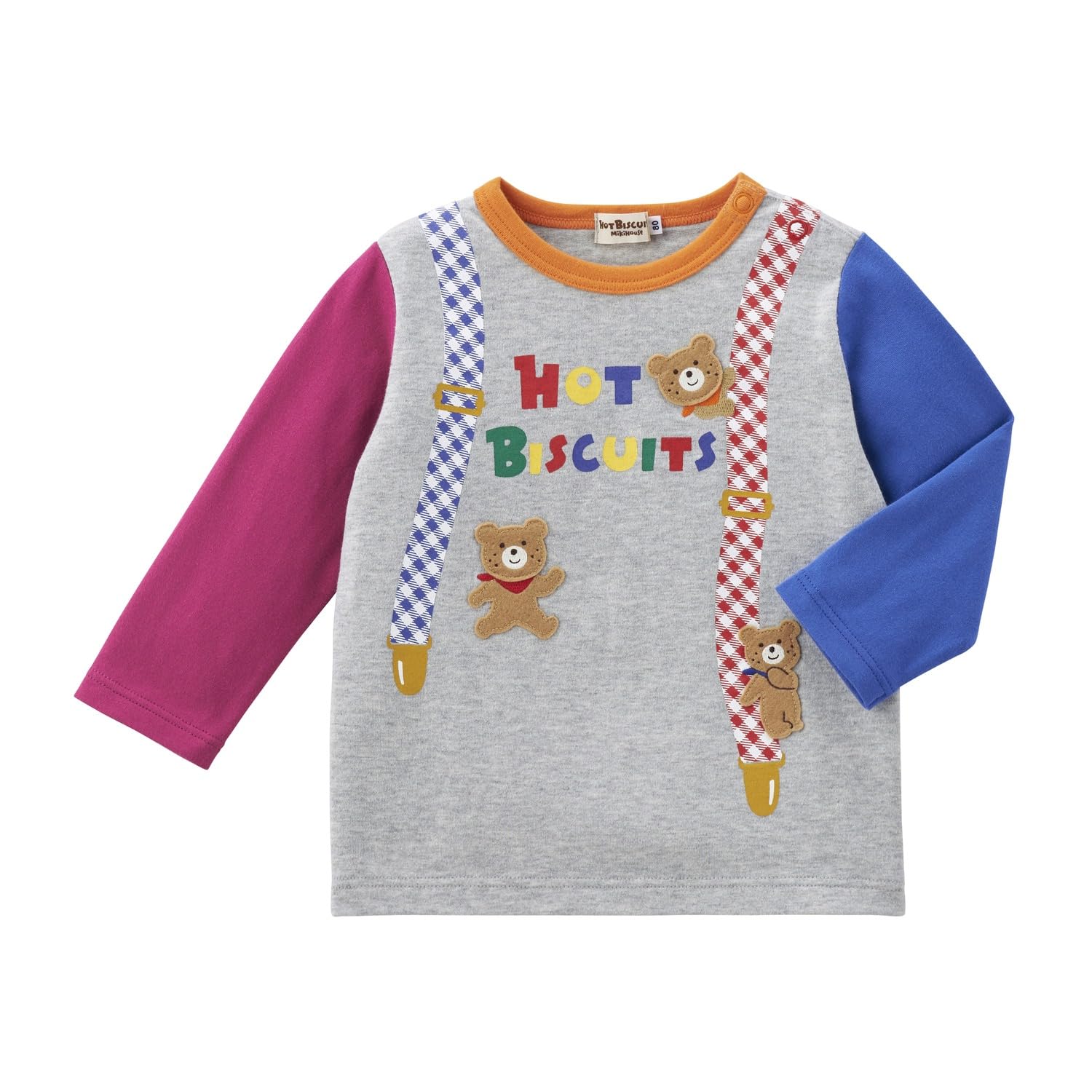 MIKI HOUSE HOT BISCUITS Long Sleeve T-Shirt, Boys and Girls, Baby, Children s Clothing, Multicolor, 90cm, 71-5201-686
MIKI HOUSE HOT BISCUITS Long Sleeve T-Shirt, Boys and Girls, Baby, Children s Clothing, Multicolor, 90cm, 71-5201-686