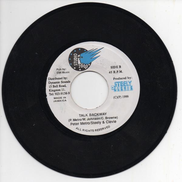 7inch Record MR. PEPPA / PETER METRO & STEELY & - The Don Cinderella / Talk Backway NONE Studio 2000 1999 Jamaica Reggae, Ska & Dub Used
7inch Record MR. PEPPA / PETER METRO & STEELY & - The Don Cinderella / Talk Backway NONE Studio 2000 1999 Jamaica Reggae, Ska & Dub Used