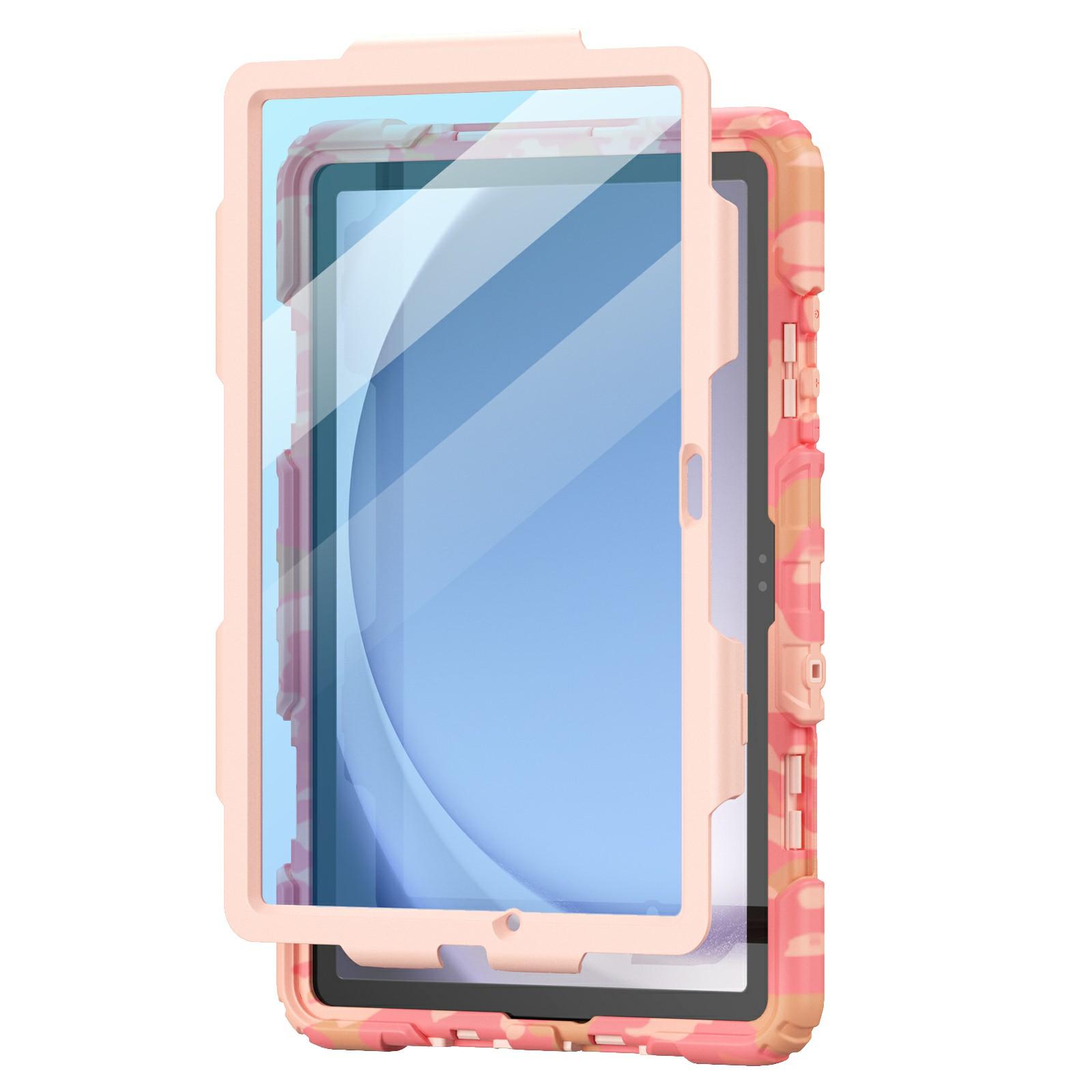 For Samsung Galaxy Tab A9+ SM-X210/X215/X216/X218 Case Camo Printing PC+Silicone Tablet Cover with PET Film/Shoulder Strap Blue
For Samsung Galaxy Tab A9+ SM-X210/X215/X216/X218 Case Camo Printing PC+Silicone Tablet Cover with PET Film/Shoulder Strap Blue