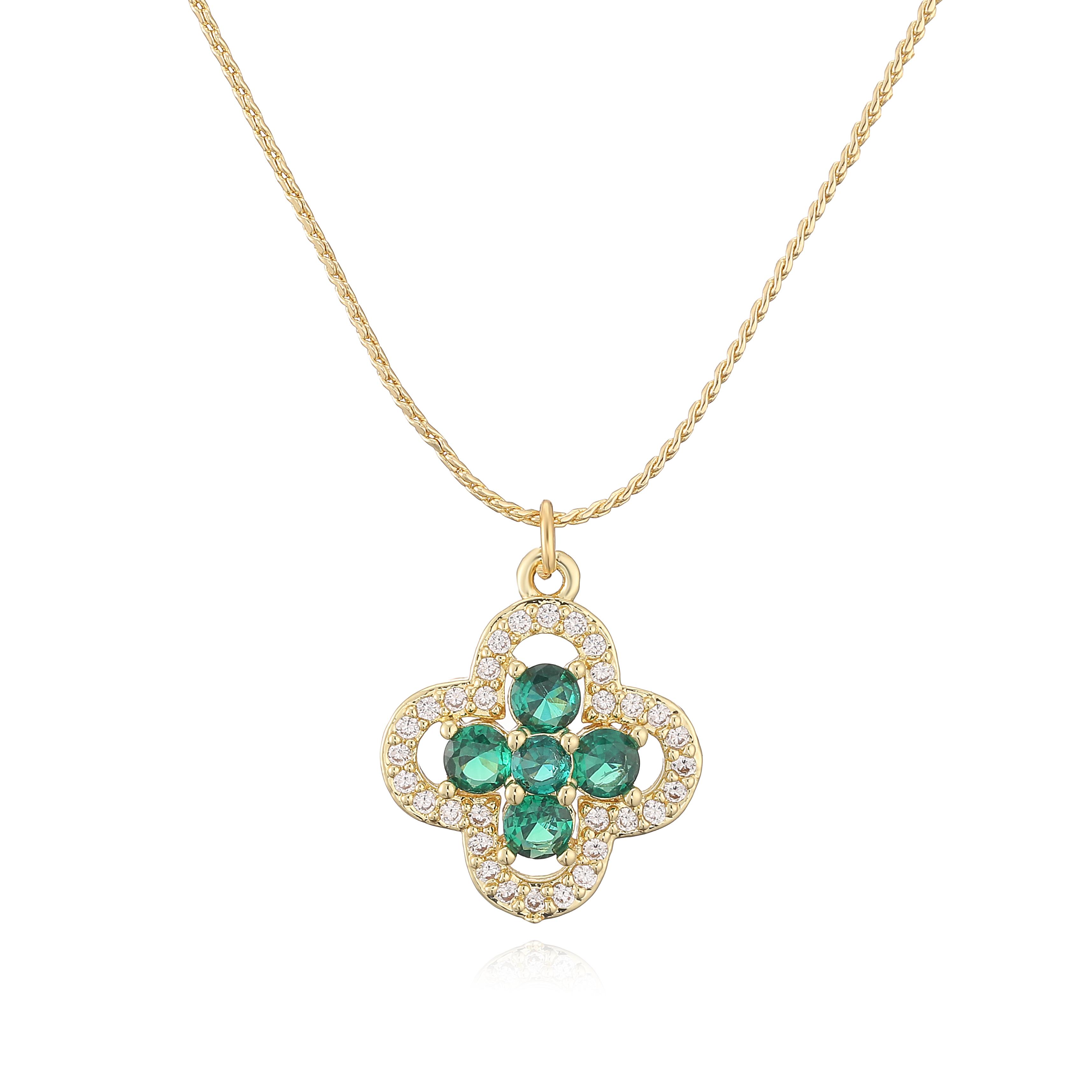 French-style Sweet Copper-Plated Floral Zircon Pendant Necklace/Earrings (Ladies Style), Evening Jewellery, 1 piece Other
French-style Sweet Copper-Plated Floral Zircon Pendant Necklace/Earrings (Ladies Style), Evening Jewellery, 1 piece Other