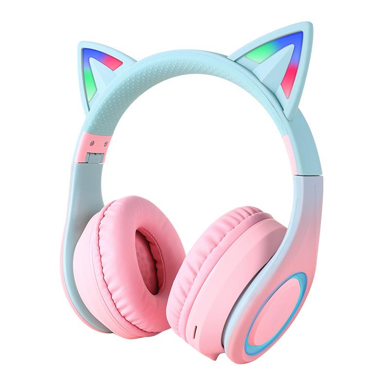 PB18 Luminous Cat Ear Gradient Wireless Bluetooth Headphones рожевий
PB18 Luminous Cat Ear Gradient Wireless Bluetooth Headphones рожевий