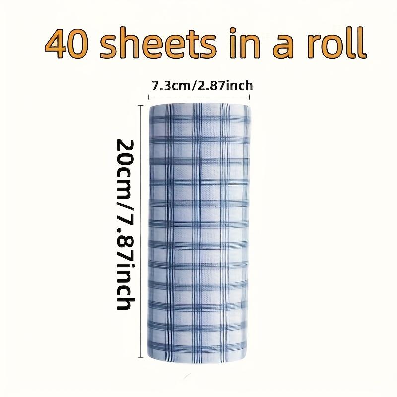 Super Absorbent Blue Grid Disposable Dish Towels Multipurpose Dry Wet Nonwoven Kitchen Cleaning Cloth for Home Restaurant 2 Roll
Super Absorbent Blue Grid Disposable Dish Towels Multipurpose Dry Wet Nonwoven Kitchen Cleaning Cloth for Home Restaurant 2 Roll