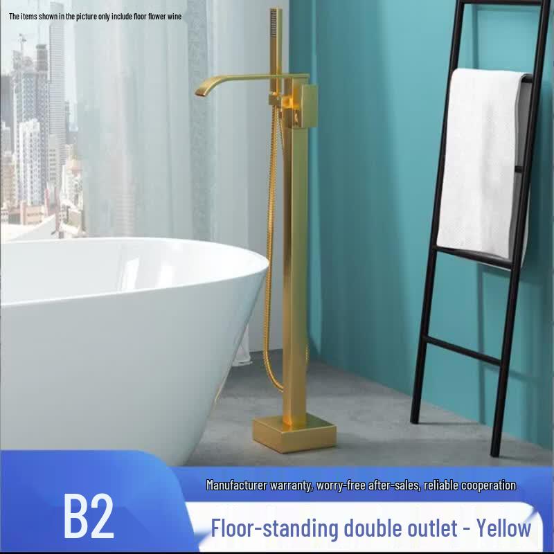 Yipan Floor-Standing Bathtub Shower Faucet Set
Yipan Floor-Standing Bathtub Shower Faucet Set