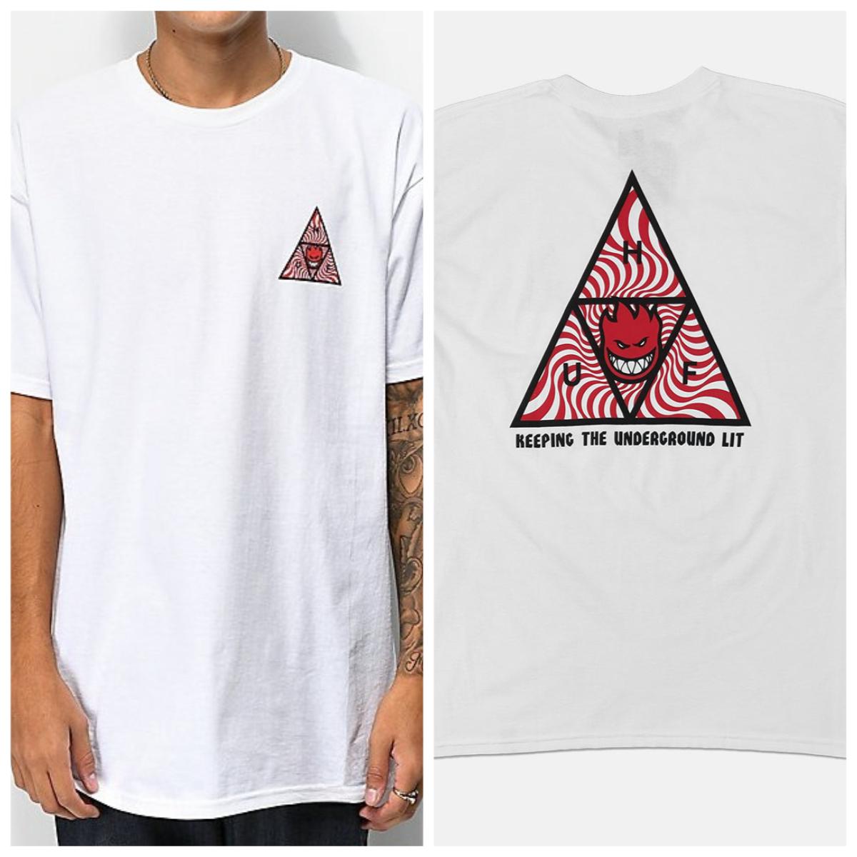 Spitfire Triple Triangle Tee Hip Hop Skateboard Loose Crew Neck Trendy Men s and Women s Short Sleeve T-Shirt Versatile S
Spitfire Triple Triangle Tee Hip Hop Skateboard Loose Crew Neck Trendy Men s and Women s Short Sleeve T-Shirt Versatile S