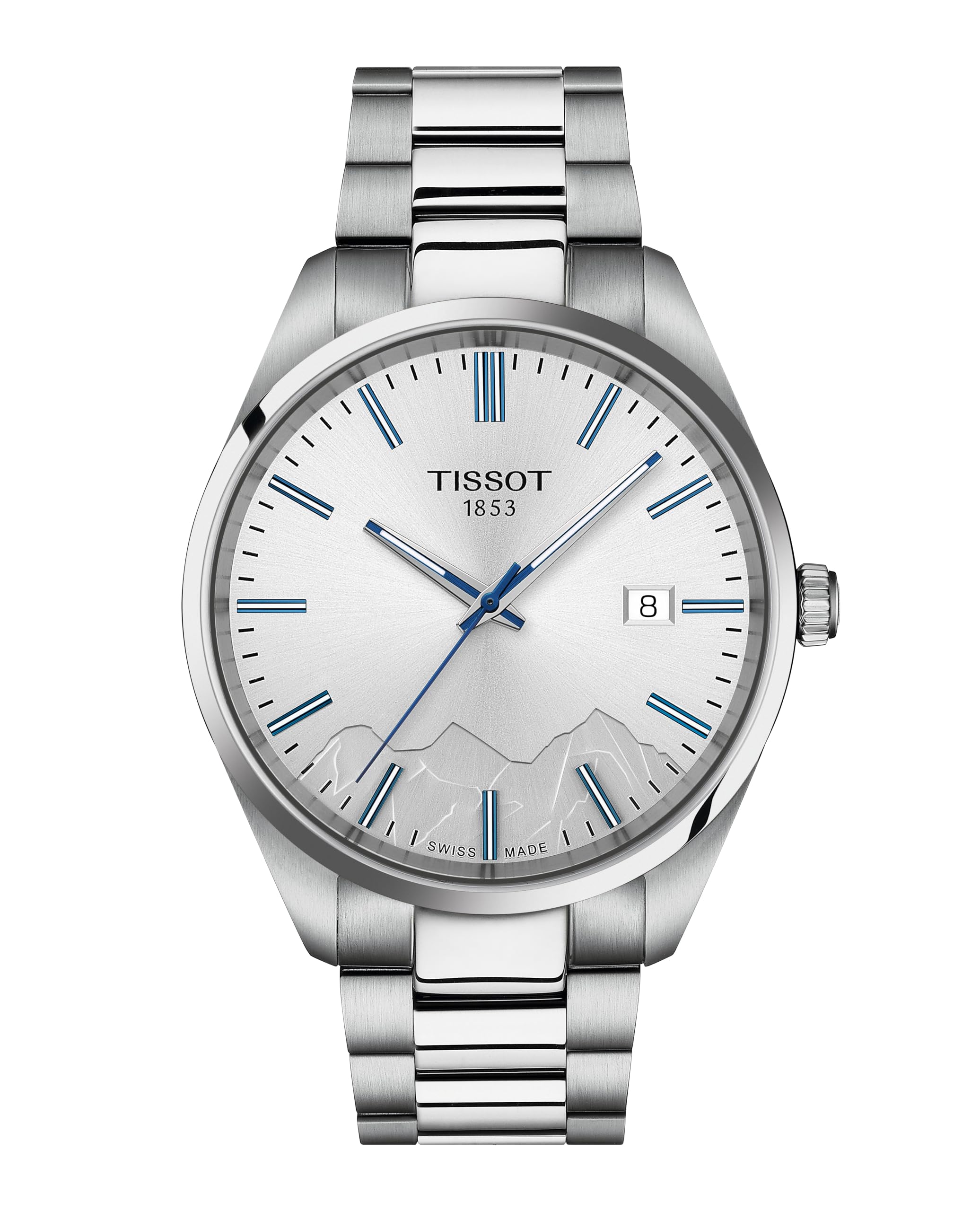 Tissot PR 100 Jungfraubahn Quartz 40mm Men s Watch, T1504101103100, Silver Dial
Tissot PR 100 Jungfraubahn Quartz 40mm Men s Watch, T1504101103100, Silver Dial