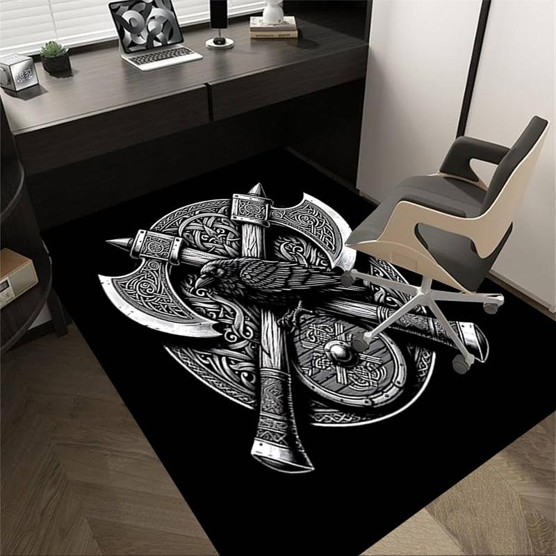 1PC Viking Raven Non-Slip Floor carpet, suitable for Office, bedroomand playrooms. It can also be used as a sofa footrest cover-T106 60cm by 90cm
1PC Viking Raven Non-Slip Floor carpet, suitable for Office, bedroomand playrooms. It can also be used as a sofa footrest cover-T106 60cm by 90cm