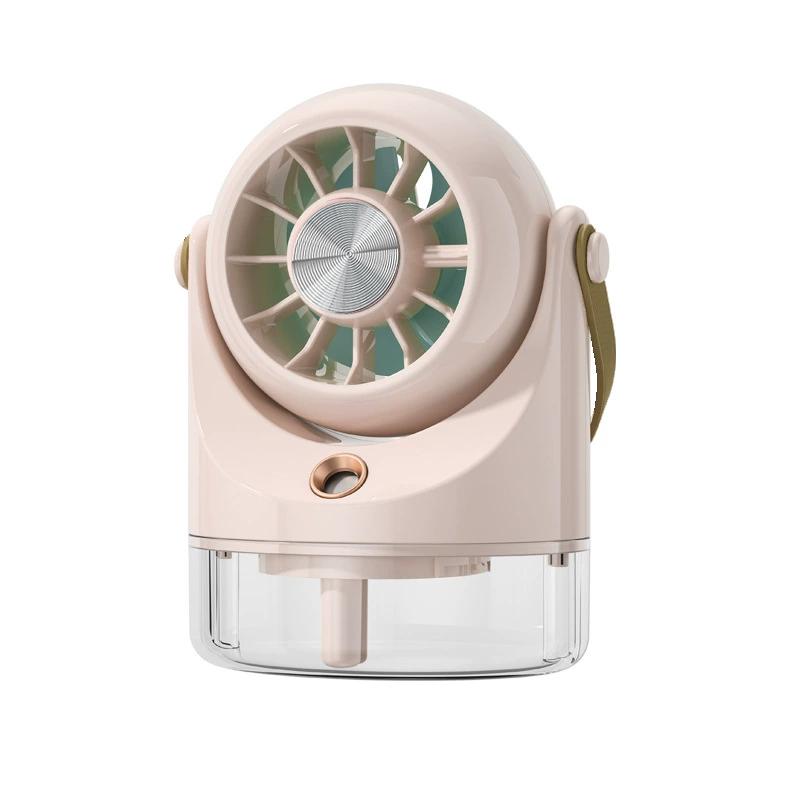 Mini ventilador de escritorio portátil con pulverizador recargable USB enfriador de aire personal
Mini ventilador de escritorio portátil con pulverizador recargable USB enfriador de aire personal