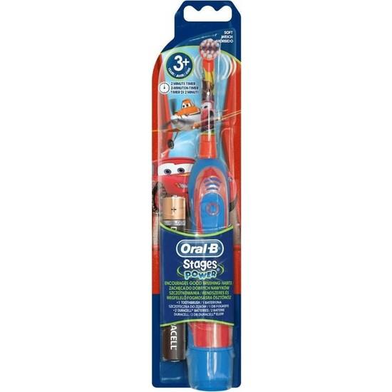 Детская зубная щетка Oral-B с тематикой машинок на батарейках
Детская зубная щетка Oral-B с тематикой машинок на батарейках