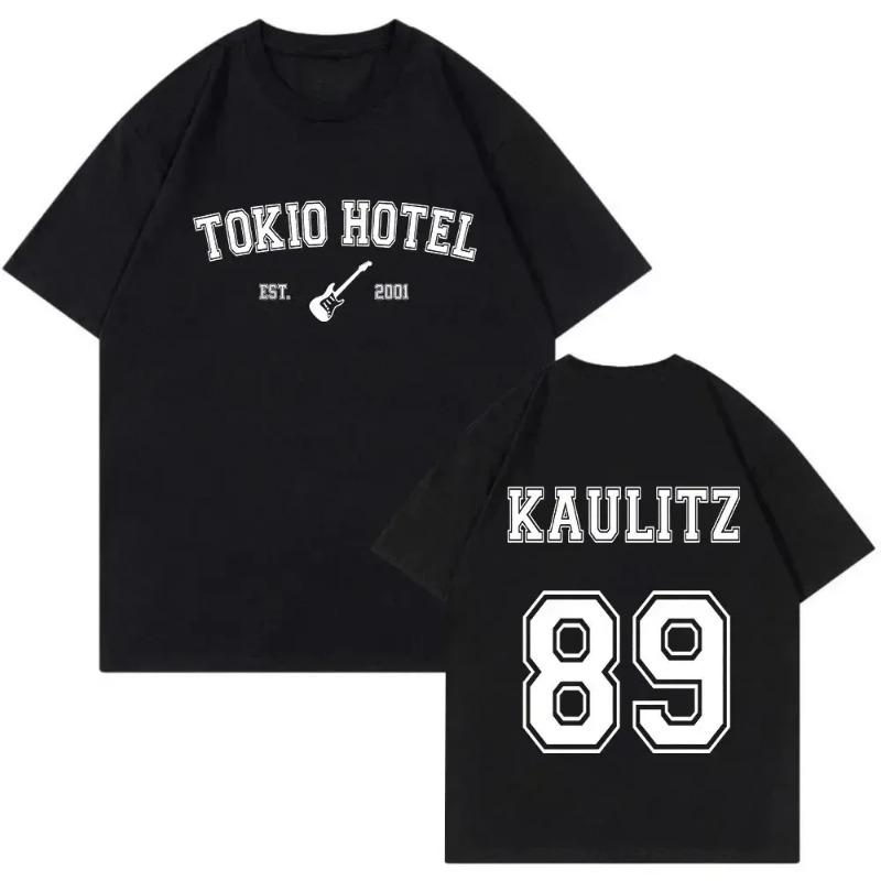 Rock Band Tokyo Hotel Футболка з принтом монограми Літня вулична повсякденна футболка з коротким рукавом Універсальна футболка Чоловіки Жінки Круті модні футболки S чорний
Rock Band Tokyo Hotel Футболка з принтом монограми Літня вулична повсякденна футболка з коротким рукавом Універсальна футболка Чоловіки Жінки Круті модні футболки S чорний