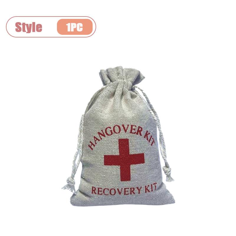Linen First Aid Kit Bag Portable Hangover Recovery Pack for Party Emergency Essential Travel Survival Gear Drink Accessory Pouch 10x14cm
Linen First Aid Kit Bag Portable Hangover Recovery Pack for Party Emergency Essential Travel Survival Gear Drink Accessory Pouch 10x14cm